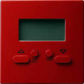 084143 Накладка механизма электронного управления жалюзи Красный Gira S-color