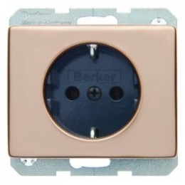 41350007 Штепсельная розетка SCHUKO Arsys медь Berker