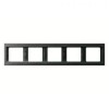13937006 Рамка K.1 Антрацит матовый 5-постовая Berker