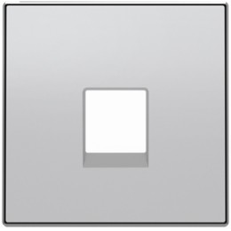 8517 PL Накладка для телекоммуникационных розеток типа 8117... и/или 8118..., серебряный, ABB