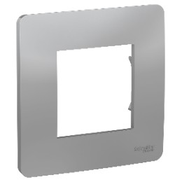 NU200230 Рамка Unica Studio Алюминий 1-постовая Schneider Electric