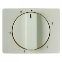 16340002 Центральная панель с регулировкой для механических таймеров цвет: белый, с блеском Arsys Berker
