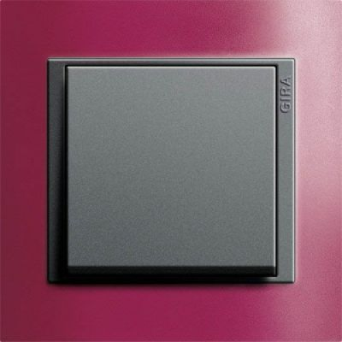 021188 Рамка Event Красный / Черный 1-постовая Gira