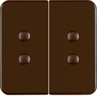 156511 Прикручивающиеся клавиши цвет: коричневый, с блеском Влагозащищенный скрытый монтаж IP44 Berker