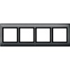 MTN401414 Рамка Aquadesign Антрацит 4-постовая Merten