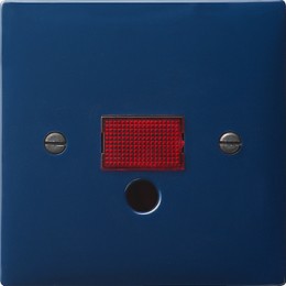 063846 Накладка для шнурового выключателя Синий Gira S-color