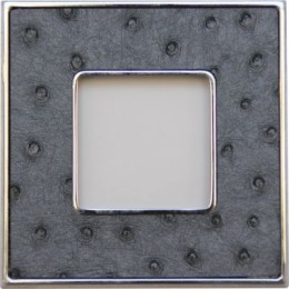 FD01321SCB Рамка Vintage Tapestry Серебро / Хром 1-постовая Fede