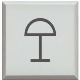 H4920BLC Axolute Сменные клавиши с символами для кнопок с подсветкой HD-4038LA/Настольный свет Bticino