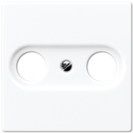 A561BFPLTVWW Крышка для TV-роз., термопласт, бел. Jung A серия