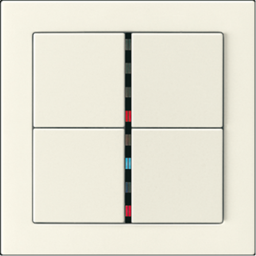 FD981W Рамка FD Design Бежевый 1-постовая Jung