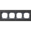 021467 Рамка TX44 Антрацит 4-постовая Gira