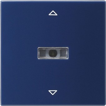 064446 Накладка системы управления жалюзи Синий Gira S-color