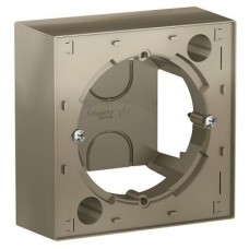 ATN000500 Atlasdesign Коробка для наружного монтажа, Шампань Schneider Electric ATN000500 Atlasdesign Коробка для наружного монтажа, Шампань Schneider Electric