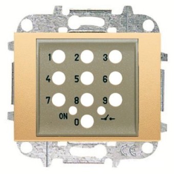 8453.5 AR Накладка для механизма электронного выключателя с кодовой клавиатурой 8153.5, серия OLAS, цвет песочный, ABB