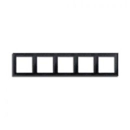 LS985SW Рамка LS 990 Черный 5-постовая Jung