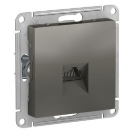 ATN000983 Atlasdesign Розетка компьютерная RJ45, кат. 5Е, механизм, Сталь Schneider Electric