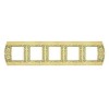 FD01425OB Рамка Sanremo bright gold 5-постовая гор/верт. Fede