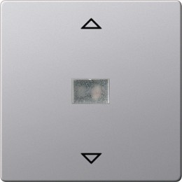 0820203 Накладка управления жалюзи подключен датчиков Алюминий Алюминий Gira E22