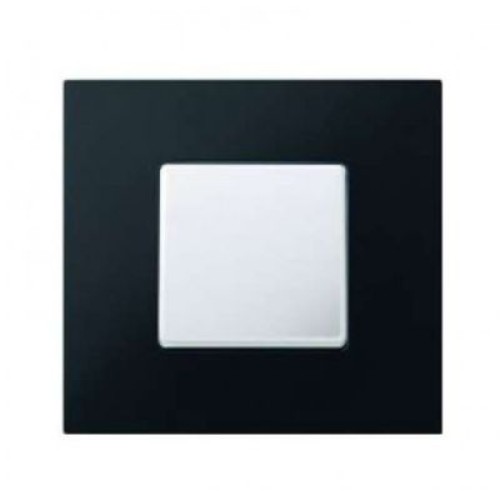 2700617-071 Накладка декоративная на рамку базовую, 1 пост, Simon 27 Play, Color, чёрный