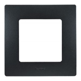 672581 Рамка Etika Антрацит 1-постовая  Legrand