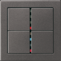 FDAL2981AN Рамка FD Design Антрацит / Лакированный алюминий 1-постовая Jung