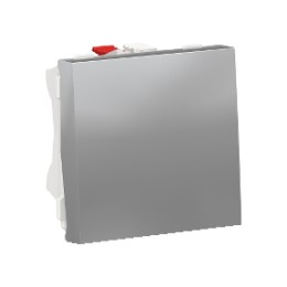 NU320130 Выключатель 1-клавишный, сх. 1 10 AX, 250 В, 2 модуля Алюминий Schneider Electric