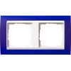 0212399 Рамка Event Синий / Белый 2-постовая Gira