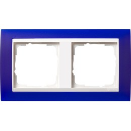 0212399 Рамка Event Синий / Белый 2-постовая Gira