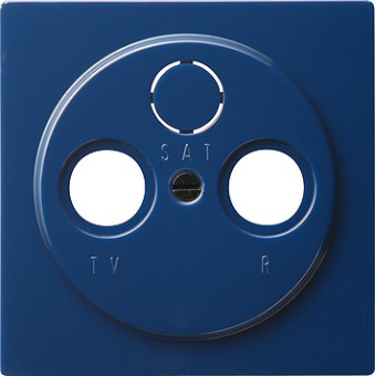 086946 Накладка антенной розетки Синий Gira S-color