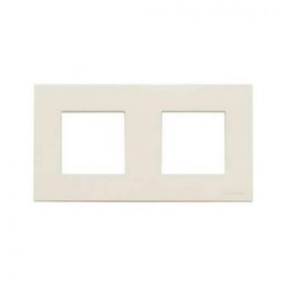 N2272 BL Рамка Zenit Альпийский белый 2-постовая ABB