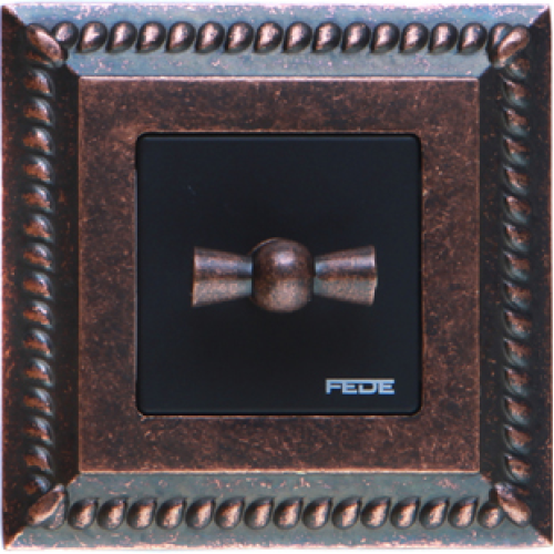 FD01231RU Рамка Sevilla Медь 1-постовая Fede