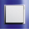 021193 Рамка Event Синий / Алюминий 1-постовая Gira