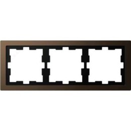 MTN4030-6552 Рамка D-Life Мокко 3-постовая Merten