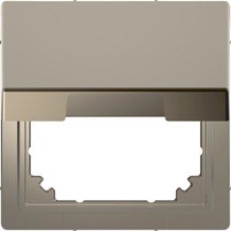 MTN4081-6050 D-life адаптер с крышкой для интеграции system m в D-life, никель Merten