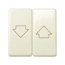 27028-32 Клавиша (2 шт) навыключатель двухклавишного кнопочный для управления жалюзи, с пиктограммой "стрелка