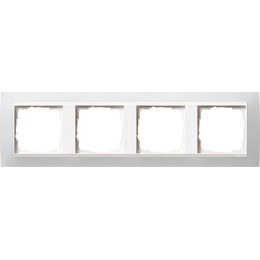 0214334 Рамка Event Белый 4-постовая Gira