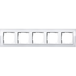 0215723 Рамка Event Clear Белый 5-постовая Gira