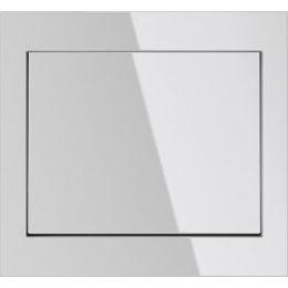 13137009 Рамка K.1 Полярная белизна с блеском 1-постовая Berker