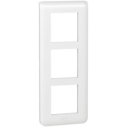 078856 Рамка Mosaic Белый 3х2-модульная вертикальная Legrand