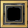 1754-0-4575 Рамка Dynasty Латунь полированная, черная роспись 1-постовая ABB