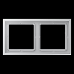LSZAL982BF Рамка LS ZERO Алюминий 2-постовая Jung