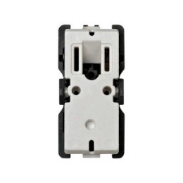 75150-69 Выключатель одноклавишный кнопочный, 10А 250В, узкий модуль, S82C Simon