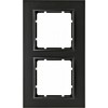 10126626 Рамка B.7 Антрацит 2-постовая вертикальная Berker