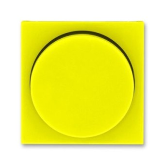 Накладка ABB Levit для светорегулятора поворотного жёлтый / дымчатый чёрный 3294H-A00123 64 2CHH940123A4064