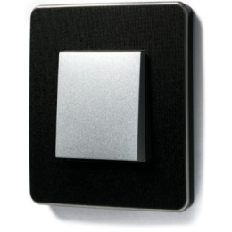 NU280253 Рамка Unica Studio Metal Никель / Антрацит 1-постовая Schneider Electric