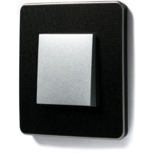 NU280253 Рамка Unica Studio Metal Никель / Антрацит 1-постовая Schneider Electric