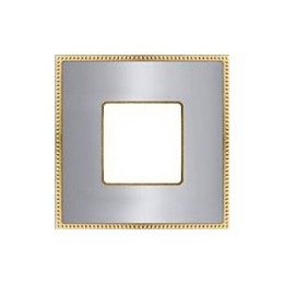 FD01431CBOB Рамка Belle Epoque Metal Хром / Золото 1-постовая Fede