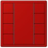 LC504TSA32090 Les Couleurs® Le Corbusier KNX кнопочный модуль F 50 с четырьмя парами кнопок rouge vermillon 31 Jung