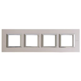 HA4802M4HNX Рамка Axolute Квадрат Титан 2+2+2+2 модуля Bticino