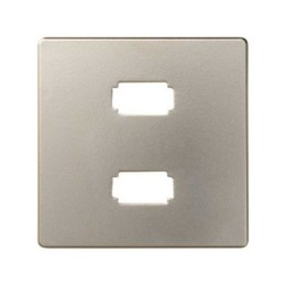 8201090-034 Накладка для коннектора 2*USB 2.0 типа А, "мама", S82, S82N, шампань Simon